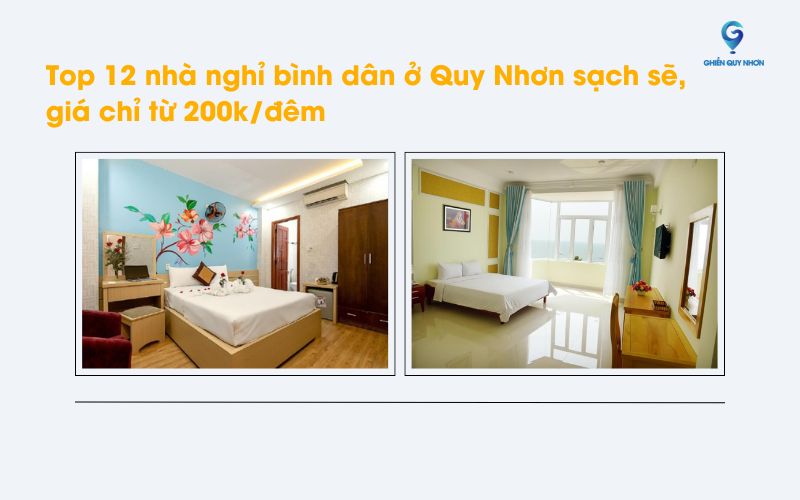 Top 12 nhà nghỉ bình dân ở Quy Nhơn sạch sẽ, giá chỉ từ 200k/đêm