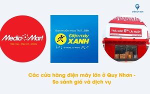 Các cửa hàng điện máy lớn ở Quy Nhơn - So sánh giá và dịch vụ